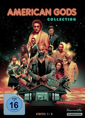 American Gods Collection - Season/Staffel 1-3 # 10-BLU-RAY-BOX-NEU