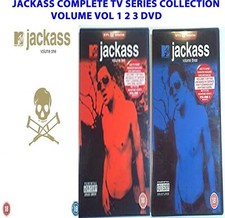 Image of JACKASS COMPLETE TV SERIES COLLECTION VOLUME VOL 1 2 3 DVD Brand New Sealed R2