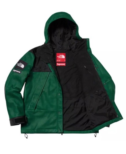 Leather Mountain Parka lamb Jacket 