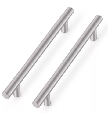 Probrico 20 Stück Gebürstetes Nickel Edelstahl Badezimmer Schrank T Bar Griffe 