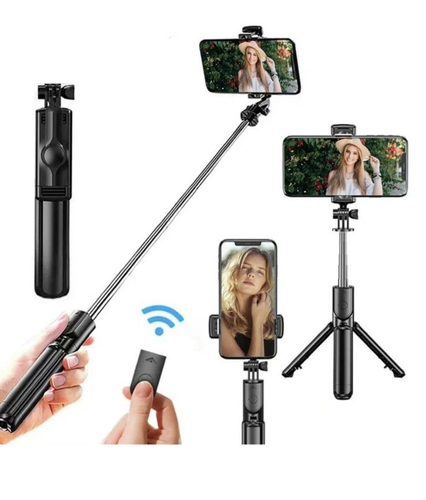 Bluehorn All in One Selfie Stick Phone Tripod Remote Control 40" Aluminum Alloy - Picture 2 of 14