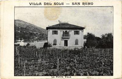 CPA AK SAN REMO Villa del Sole ITALY (524125)