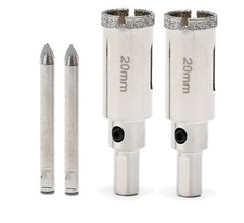 Diamond Hole Cutter Saw 20mm 3/4'' with Guiding Drill Bit for Glass Tile Stone