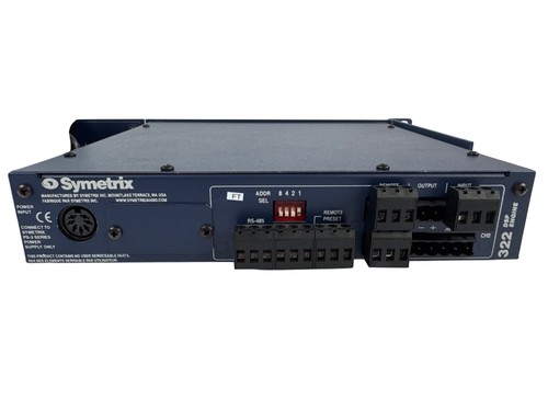 Symetrix 322 DSP Engine with Rack Mount and FP-3 Tray and Power Supply - Picture 8 of 10