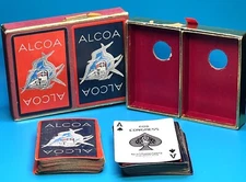 Rare Vintage Alcoa Steamships 606 Congress Poker Bridge Double Deck - 104 Cards