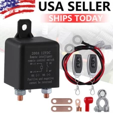 Car Battery Switch Disconnect Power Kill Master Isolator Cut Off Remote Control