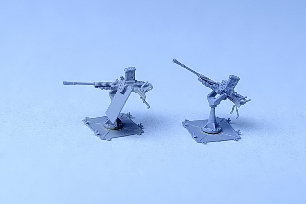 トイガン Awstype96 Veteran 1/350 WWII IJN Type96 25mm Single AA GUNs conversion set