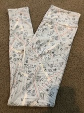 Lularoe Notebook Paper Note Scribble Legging OS One Size School Teacher Art 367