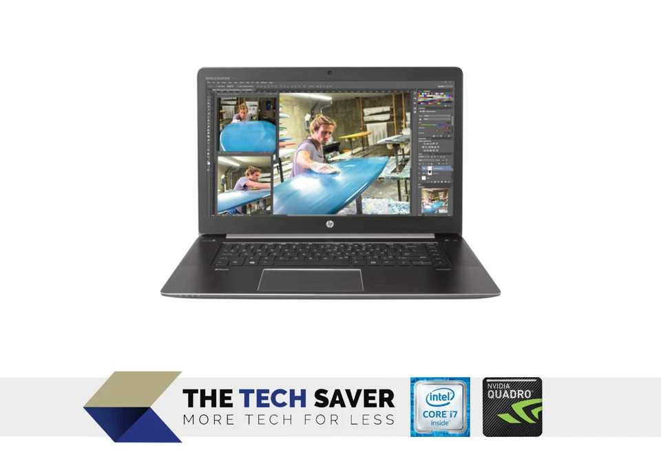 HP ZBook Studio G3 15.6" Full HD i7-6820HQ 32GB RAM 512GB SSD NVIDIA QUADRO - Image 4 of 4