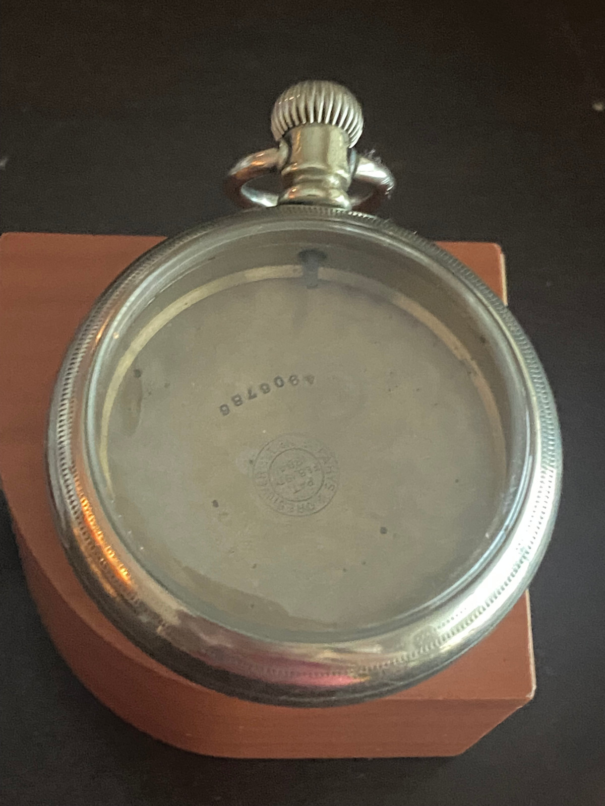 VINTAGE 18 SIZE FAHY'S NO. 1 POCKET WATCH CASE ONLY, ORESILVER, LEVER