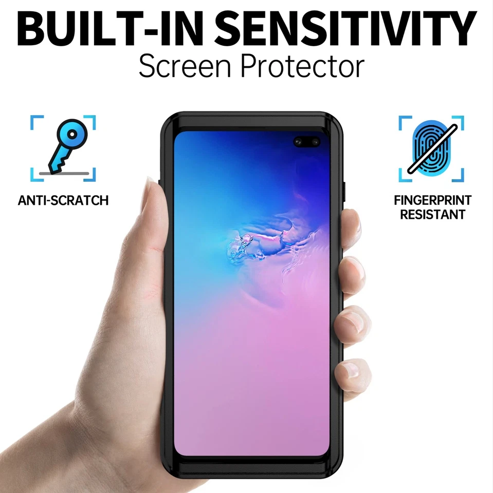 For Samsung Galaxy S10 / S10 Plus Waterproof Case Built in Screen Protector - Image 4 of 4
