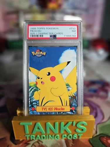 Pikachu 1999 Topps Pokemon Series 1  Character Cards Graded PSA 7