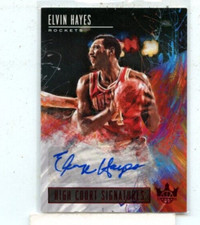 Elvin Hayes 2018-19 Panini Court Kings High Court Signatures Red Auto #D /25