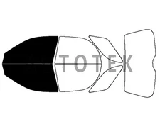 PreCut Film Front Two Door Windows Tint For Subaru Impreza Hatchback 2001-2003