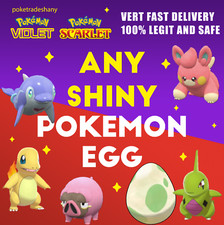Pok mon Violet Scarlet Paldea Any Shiny Pokemon Egg 100 LEGIT