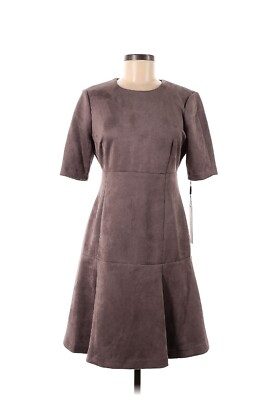 NWT Calvin Klein Womens Faux Suede A line Dress Sz 8 Pleated Skirt Dusty Rose | eBay NWT Calvin Klein Womens Faux Suede A line Dress Sz 8 Pleated Skirt Dusty Rose | eBay