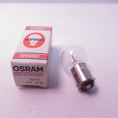 LAMPE 8014 OSRAM 6 v 10 W