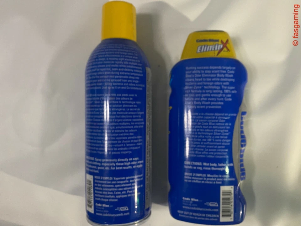 Code Blue EliminX 360 Unscented 1 Spray & 1 Body Wash & Shampoo(12-Ounce)  - Image 3 of 4