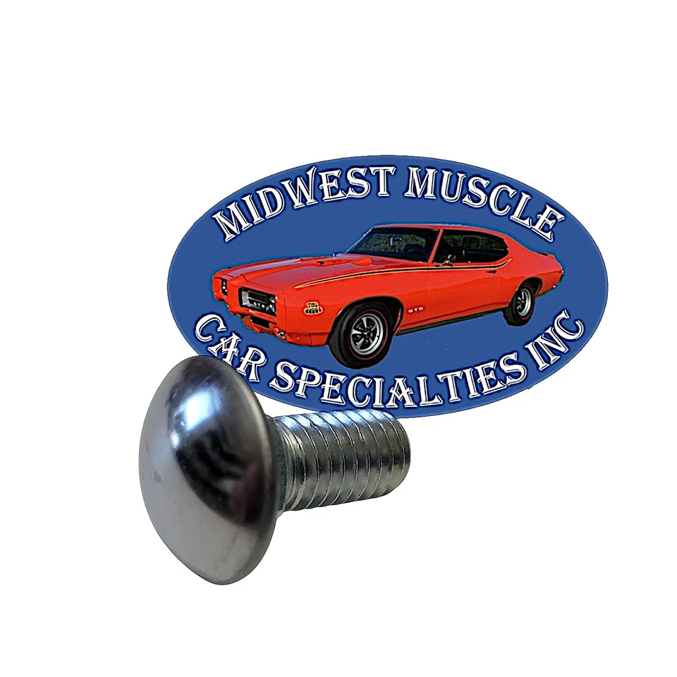 Pernos de parachoques delanteros traseros con tapa de acero inoxidable para Ford 7/16-14x1 4 piezas E Foto 3 de 4