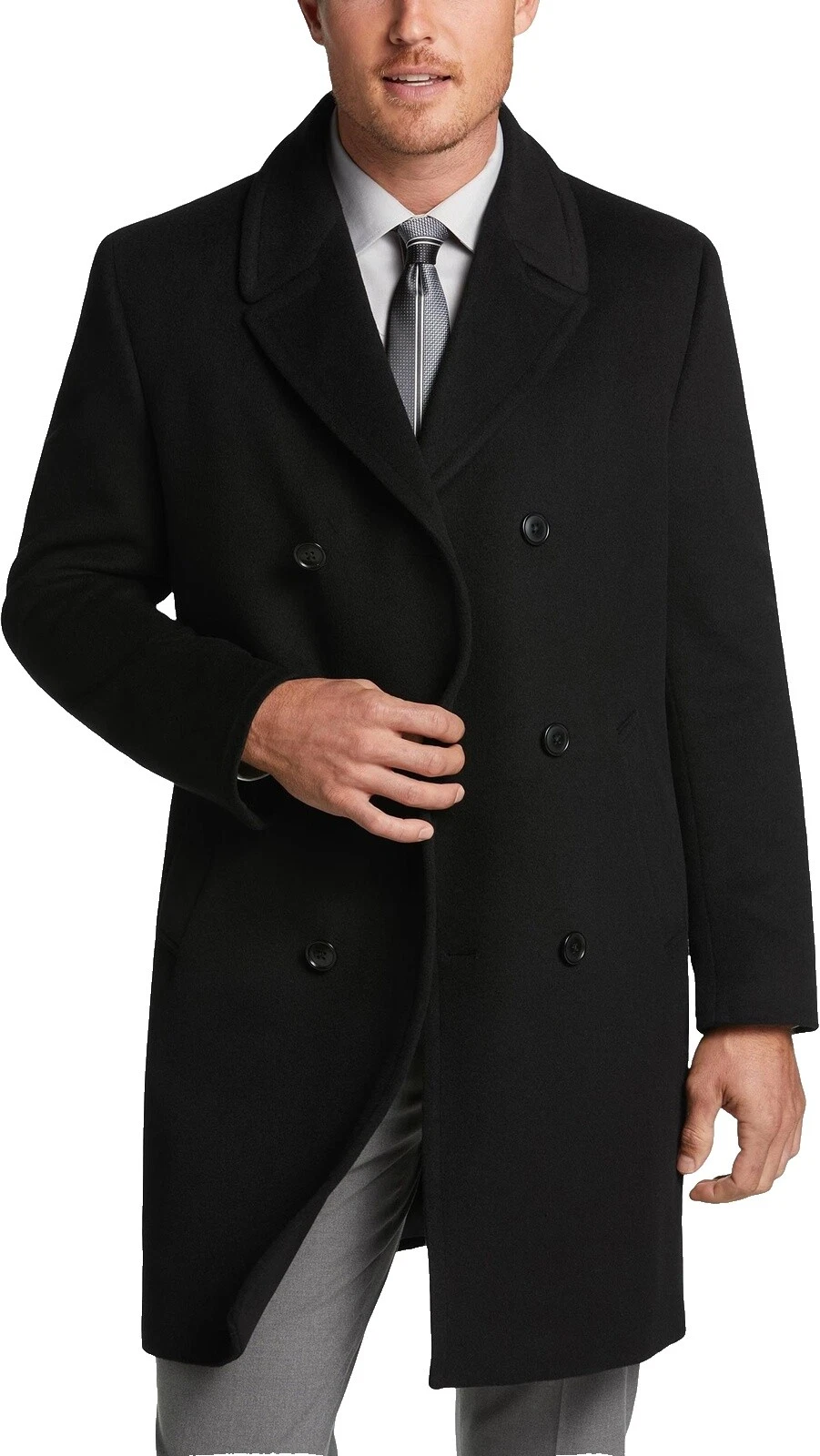 Joseph Abboud Overcoat Solid Coats, Jackets & Vests for Men