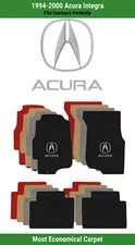 Lloyd Velourtex Front & Rear Mats for '94-00 Acura Integra w/Acura A with Acura
