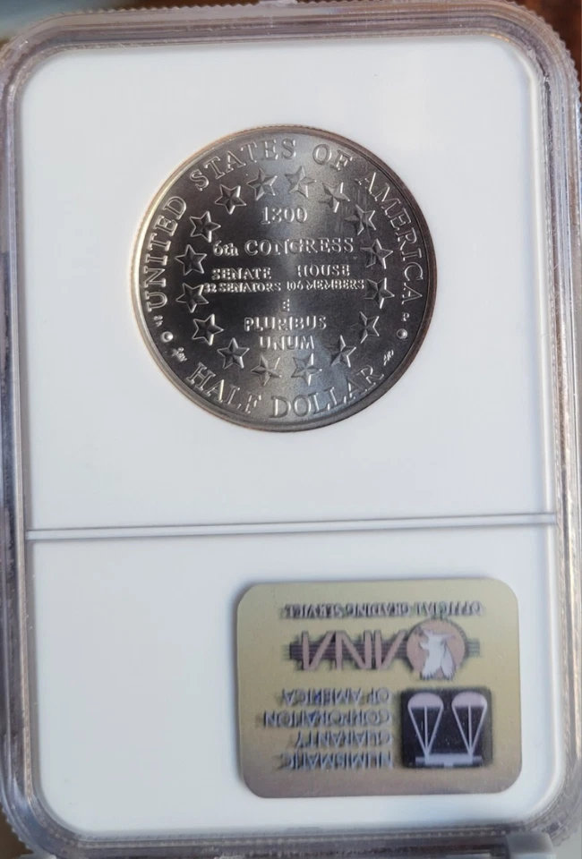 2001-P 50c Capitol Visitor Center Commemorative Half Dollar NGC MS70 - Image 2 of 2