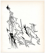 Lithographie Originale D'Yves Tanguy