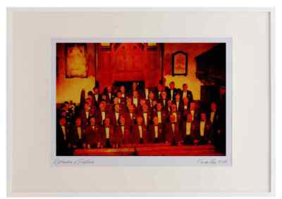 640079 Powys Männerstimmenchor, The Tabernacle, Machynlleth, Powys Aquarell P