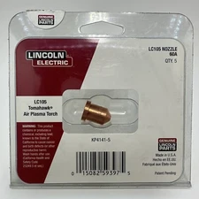 Lincoln Tomahawk 1500 Plasma 60 Amp Nozzles 5 Pack KP4141-5