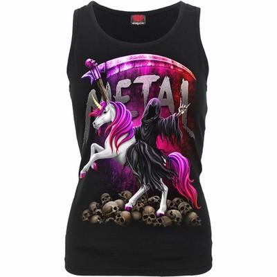 Spiral - METALLICORN - Razor Back Top Schwarz - L Size L