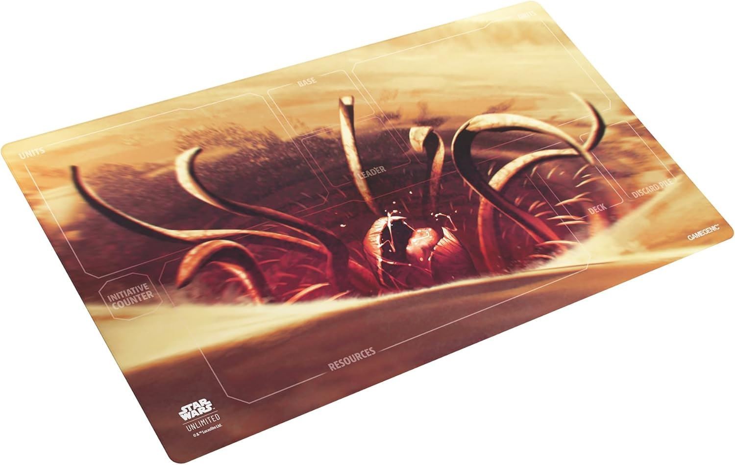 GAMEGENIC Star Wars Unlimited Tapete De Juego CCG - Gran Foso De Carkoon