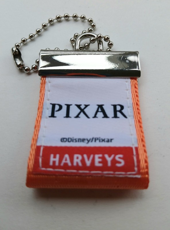 Harveys Seatbelt Disney Pixar Orange New Hang Tag Fob  