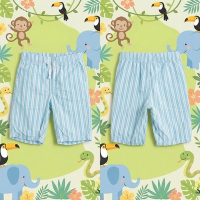Little Kids Jungen Shorts    Gestreift Gr. 110
