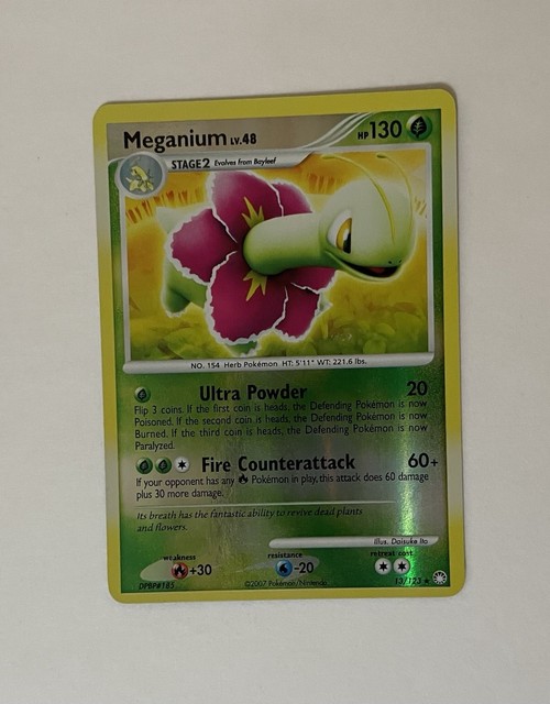Meganium [Reverse Holo] #13 (Mysterious Treasures (2007))