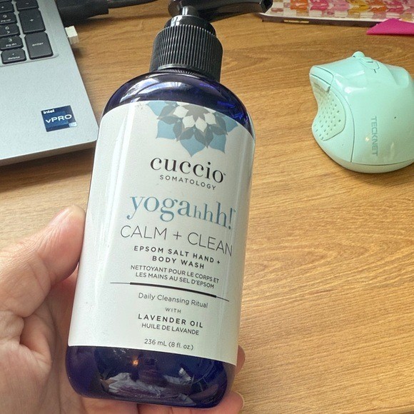 Cuccio Somatology Yoga Hand & Body Wash 8oz Lavender Oil Cal
