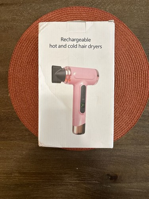 #ad Rechargeable Cordless 15000mAh Hot and Cold Travel Hair Dryer with Digital Displ $60.00