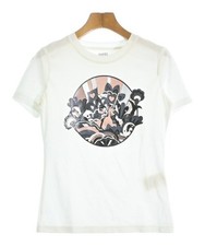 HERMES T-shirts/Cut  Sewns White 34 Approx. XXS 2200681465015