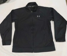 Under Armour Black Full Zip Jacket Polyester Adult Size Medium