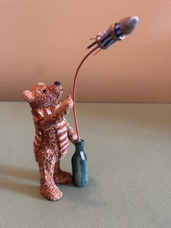 Peter Fagan Collectable Bear In With A Bang 2005. PFT028.