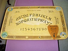 Vintage Hasko Mystic Ouija Board Wood Haskolite With Planchette No Box