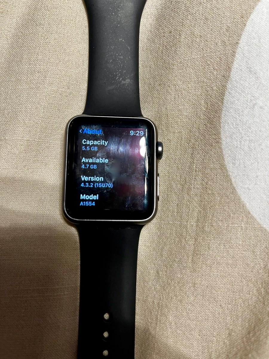 Apple Watch Series 1 Stainless Steel Smart 42 mm Case Wristwatches