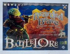 NEW!! Fantasy Flight Games - Battlelore Bearded Brave Expansion Set - NIB