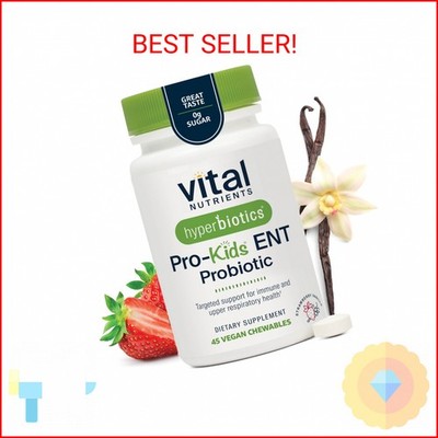 Hyperbiotics Vital Nutrients Pro Kids Probiotic ENT | Toddler Probiotics for Kid