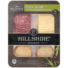 Hillshire Snacking Small Plates, Genoa Salame and White Cheddar Cheese, 2.76 oz