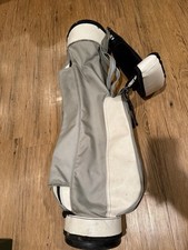 Original Jones Golf Bag Charcoal/White Used Classic Single Strap Walking Bag