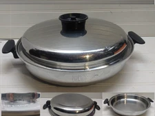 Chef's Ware Townecraft 12" Skillet T304 Multi-Core Surgical Stainless Paella Lid