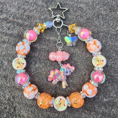 Keychain, Phone or Bag Charm, Purse Charm, Bag Clip - My Little Pony Theme 3