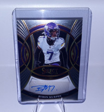 Panini 2025 Select Signatures Autograph Byron Murphy #SP-BMY Vikings NFL Card