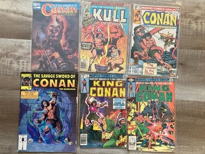 Misc lot of vintage Conan comics Conan the Barbarian King Conan Savage Swoard