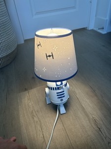 Lambs & Ivy Star Wars Classic Hand Painted R2-D2 Lamp with Shade & Bulb
